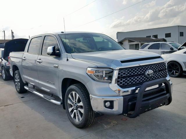 5TFFY5F16JX235186 - 2018 TOYOTA TUNDRA CRE SILVER photo 1