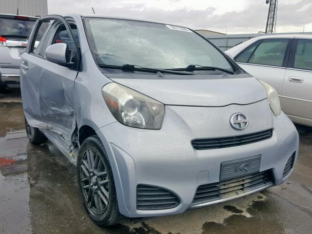 JTNJJXB06EJ027188 - 2014 TOYOTA SCION IQ SILVER photo 1