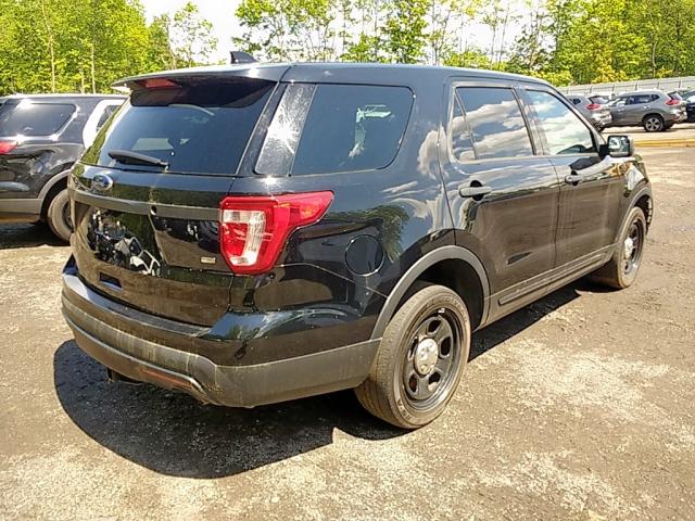 1FM5K8AR1HGC91182 - 2017 FORD EXPLORER P BLACK photo 3