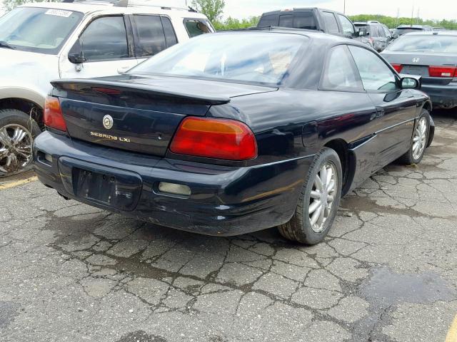 4C3AU52N5VE195136 - 1997 CHRYSLER SEBRING LX BLACK photo 4