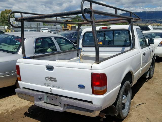 1FTCR10A3VUA99429 - 1997 FORD RANGER WHITE photo 4