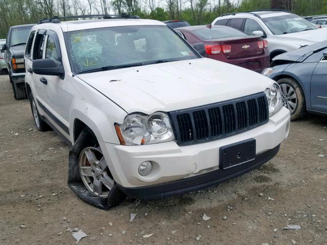 1J4HR48N55C630662 - 2005 JEEP GRAND CHER WHITE photo 1