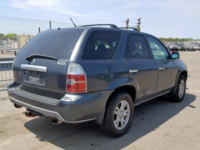 2HNYD18624H525756 - 2004 ACURA MDX TOURIN GRAY photo 4