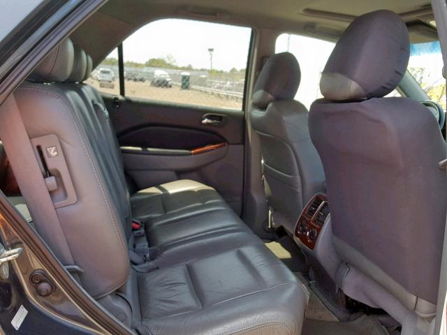 2HNYD18624H525756 - 2004 ACURA MDX TOURIN GRAY photo 6