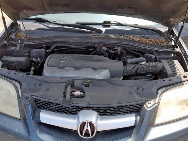 2HNYD18624H525756 - 2004 ACURA MDX TOURIN GRAY photo 7