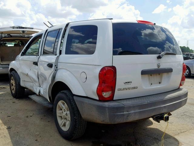 1D4HD38NX4F149112 - 2004 DODGE DURANGO ST WHITE photo 3