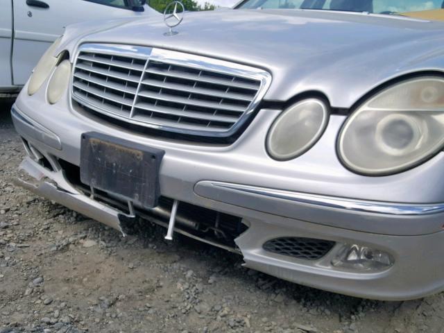 WDBUF83JX4X161969 - 2004 MERCEDES-BENZ E 500 4MAT SILVER photo 9