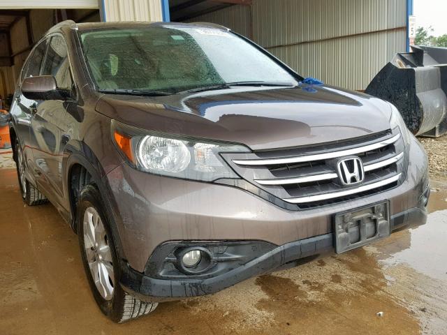 2HKRM4H72EH677372 - 2014 HONDA CR-V EXL BROWN photo 1