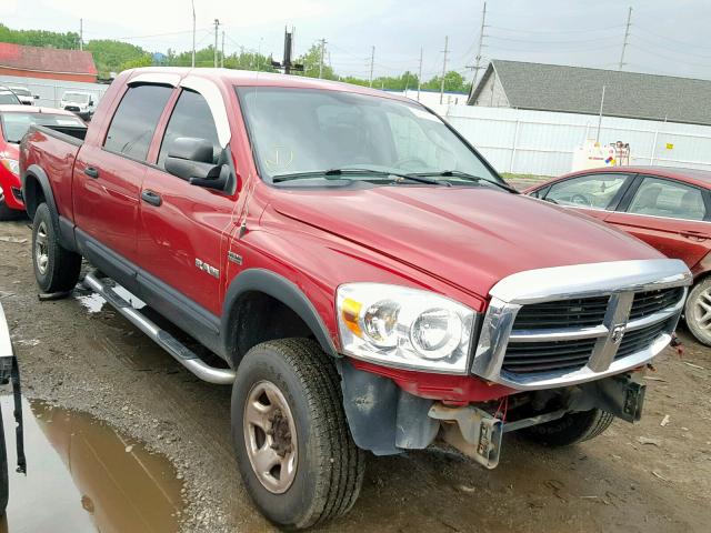 3D7KS19D28G177127 - 2008 DODGE RAM 1500 RED photo 1