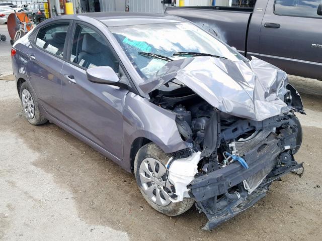 KMHCT4AE3GU120511 - 2016 HYUNDAI ACCENT SE GRAY photo 1