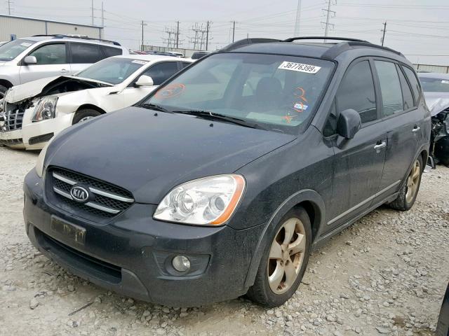 KNAFG526077078488 - 2007 KIA RONDO LX GRAY photo 2