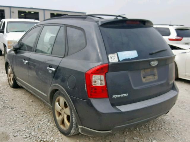 KNAFG526077078488 - 2007 KIA RONDO LX GRAY photo 3