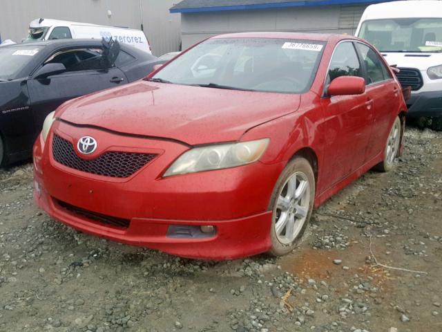 4T1BE46K47U104600 - 2007 TOYOTA CAMRY NEW RED photo 2