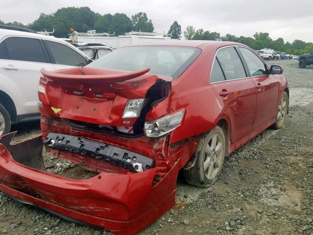 4T1BE46K47U104600 - 2007 TOYOTA CAMRY NEW RED photo 4