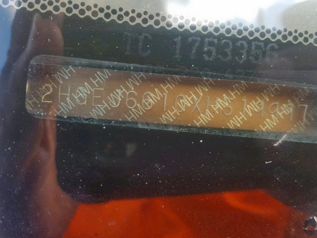 2HGEJ6610XH519997 - 1999 HONDA CIVIC BASE GREEN photo 10