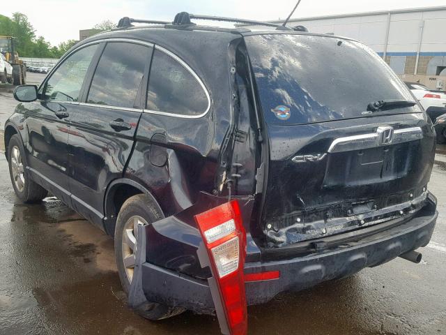 5J6RE48789L018866 - 2009 HONDA CR-V EXL BLACK photo 3