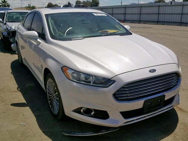 3FA6P0K96DR345479 - 2013 FORD FUSION TIT WHITE photo 1