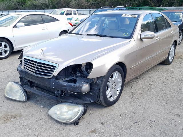 WDBNG70J23A369538 - 2003 MERCEDES-BENZ S 430 SILVER photo 2