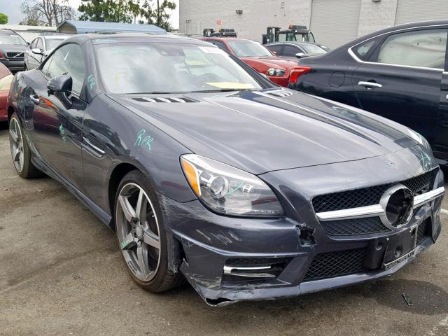 WDDPK4HA3FF108718 - 2015 MERCEDES-BENZ SLK 250 GRAY photo 1