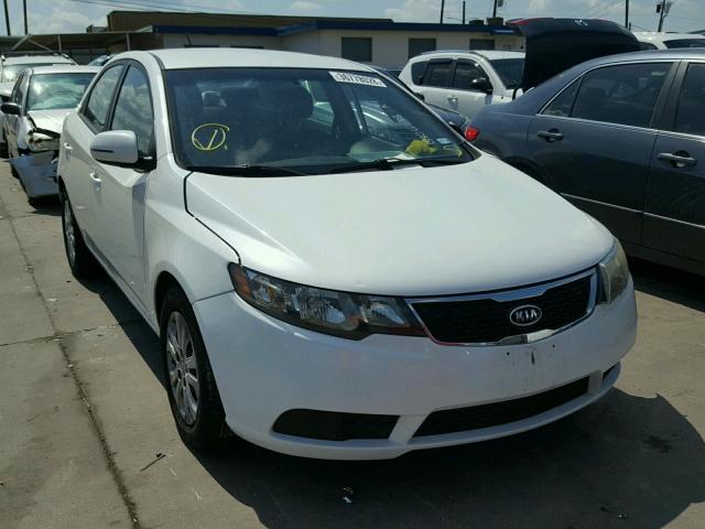 KNAFU4A2XB5351491 - 2011 KIA FORTE EX WHITE photo 1