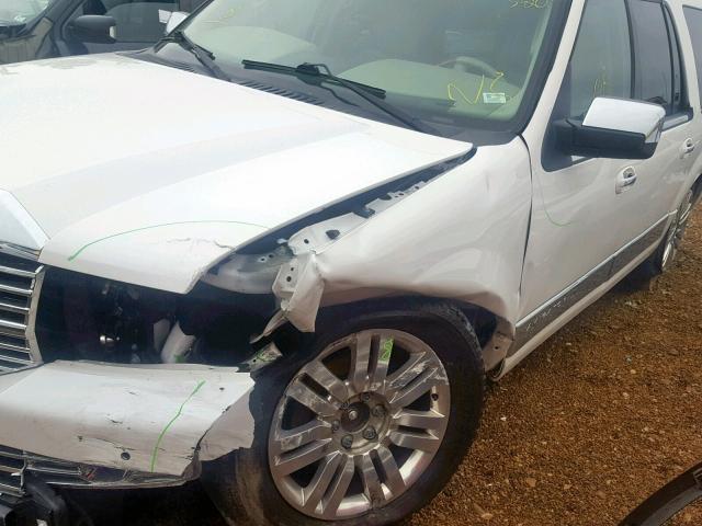 5LMJJ3J59DEL07178 - 2013 LINCOLN NAVIGATOR 白色 照片 10