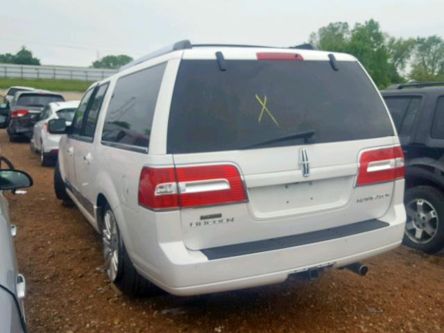 5LMJJ3J59DEL07178 - 2013 LINCOLN NAVIGATOR 白色 照片 3