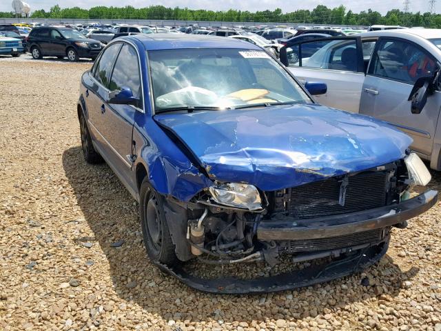 WVWRH63B02P362338 - 2002 VOLKSWAGEN PASSAT GLX BLUE photo 1