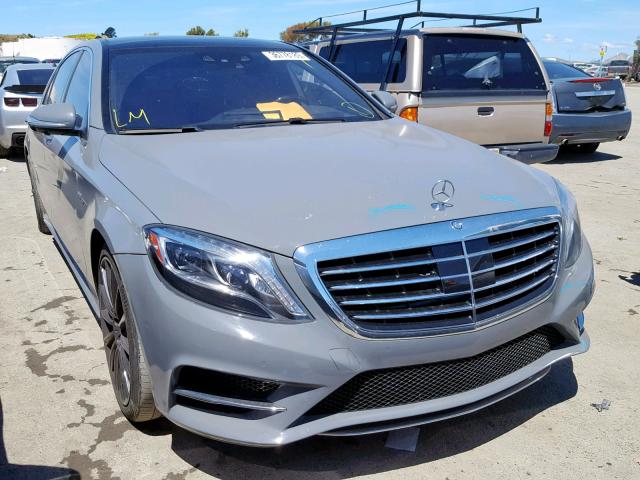 WDDUG8CBXFA122298 - 2015 MERCEDES-BENZ S 550 GRAY photo 1