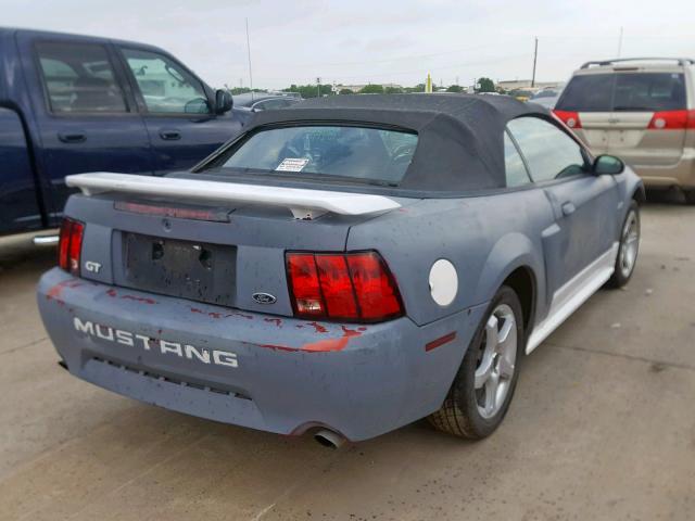 1FAFP45X13F438438 - 2003 FORD MUSTANG GT GRAY photo 4