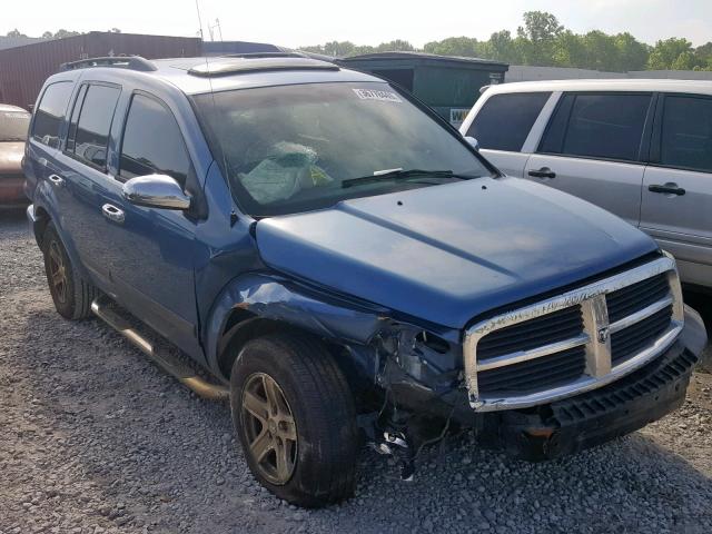 1D4HB48N96F151318 - 2006 DODGE DURANGO SL BLUE photo 1