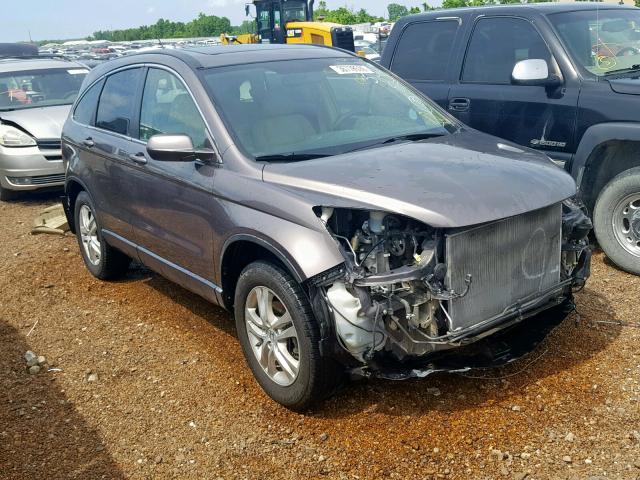 5J6RE4H75AL081282 - 2010 HONDA CR-V EXL GRAY photo 1