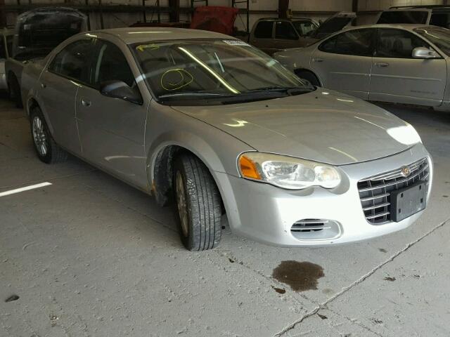 1C3EL46X14N283711 - 2004 CHRYSLER SEBRING LX SILVER photo 1