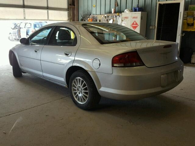 1C3EL46X14N283711 - 2004 CHRYSLER SEBRING LX SILVER photo 3