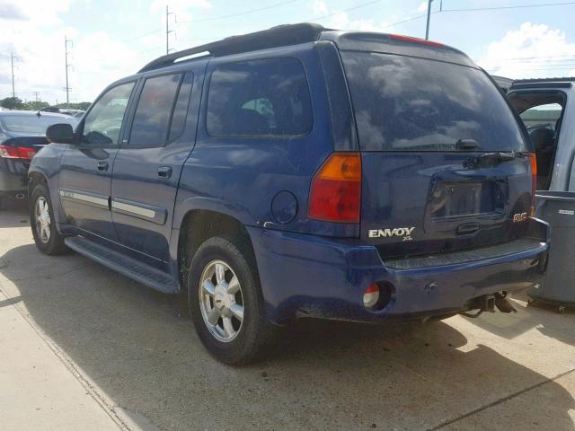 1GKES16S846164828 - 2004 GMC ENVOY XL BLUE photo 3