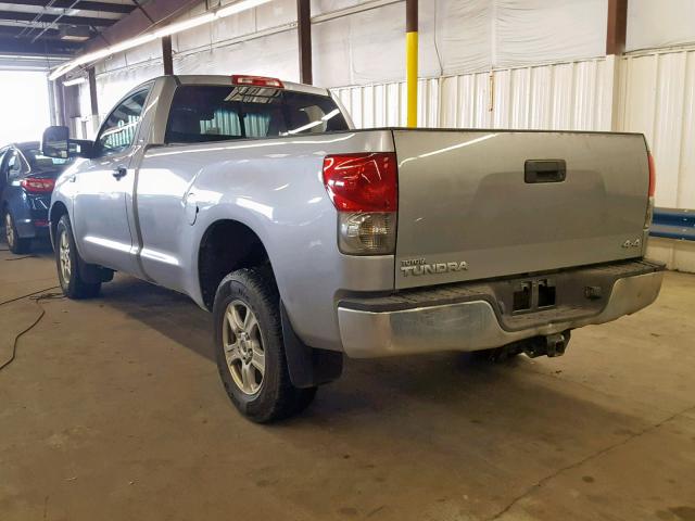 5TFMV52138X082864 - 2008 TOYOTA TUNDRA SILVER photo 3