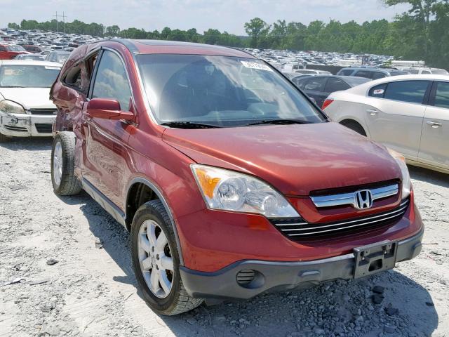 JHLRE48759C006375 - 2009 HONDA CR-V EXL MAROON photo 1