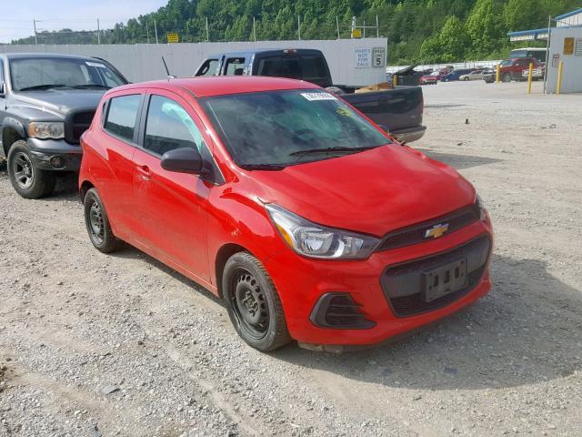 KL8CA6SA0HC730092 - 2017 CHEVROLET SPARK LS RED photo 1