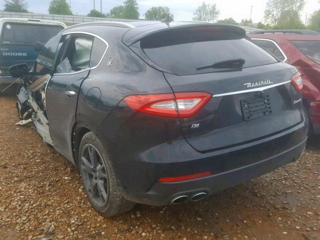 ZN661XUA4JX288390 - 2018 MASERATI LEVANTE BLACK photo 3