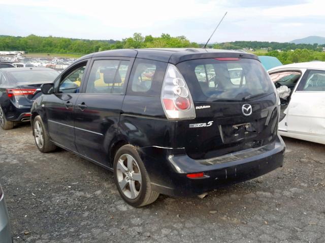 JM1CR293270137334 - 2007 MAZDA 5 BLACK photo 3