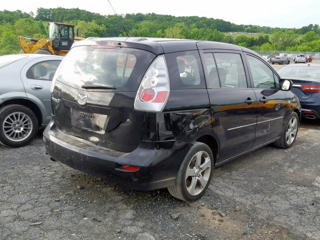 JM1CR293270137334 - 2007 MAZDA 5 BLACK photo 4