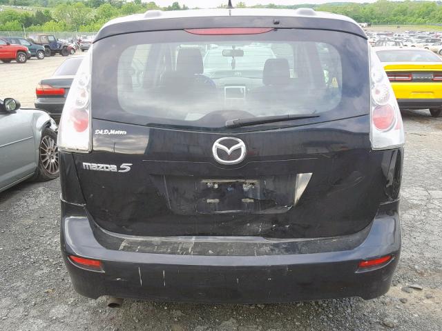 JM1CR293270137334 - 2007 MAZDA 5 BLACK photo 9