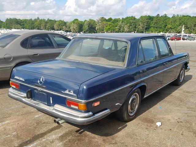 10806812018376 - 1973 MERCEDES-BENZ 280SEL BLUE photo 4