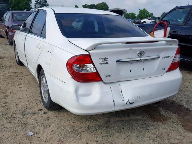 4T1BF32K42U020668 - 2002 TOYOTA CAMRY LE WHITE photo 3