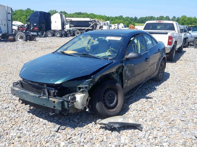 1G2ZF58B974102168 - 2007 PONTIAC G6 VALUE L GREEN photo 2