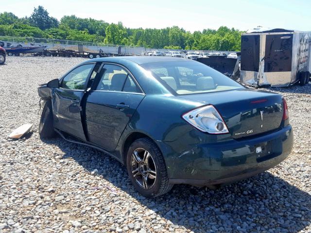 1G2ZF58B974102168 - 2007 PONTIAC G6 VALUE L GREEN photo 3