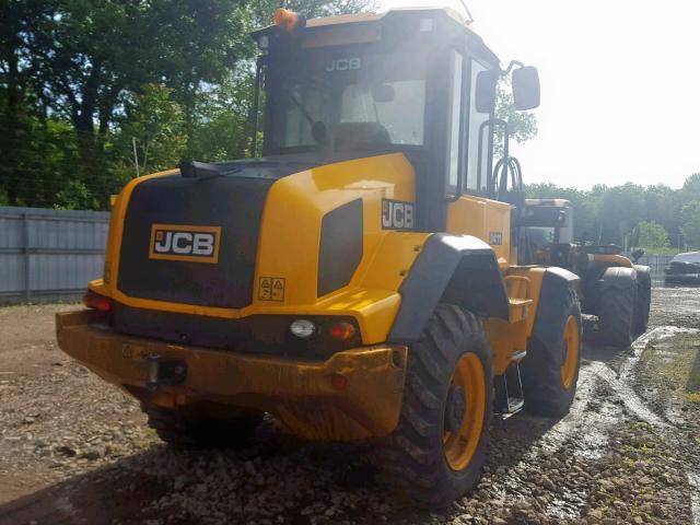 JCB4A1A4HJ2420156 - 2019 JCB LOADER YELLOW photo 4