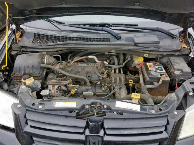 1D8HN44H88B118715 - 2008 DODGE GRAND CARA BLACK photo 7