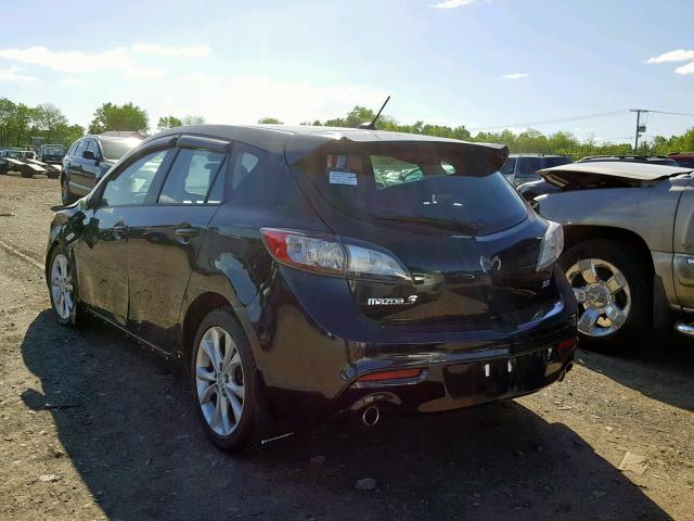 JM1BL1H60A1267987 - 2010 MAZDA 3 S BLACK photo 3