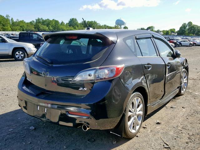 JM1BL1H60A1267987 - 2010 MAZDA 3 S BLACK photo 4