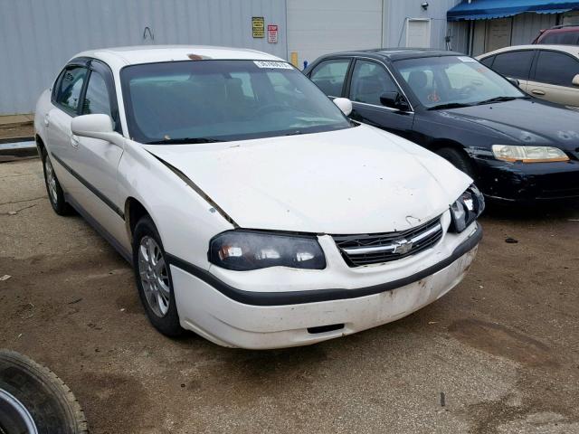 2G1WF52E759272453 - 2005 CHEVROLET IMPALA WHITE photo 1